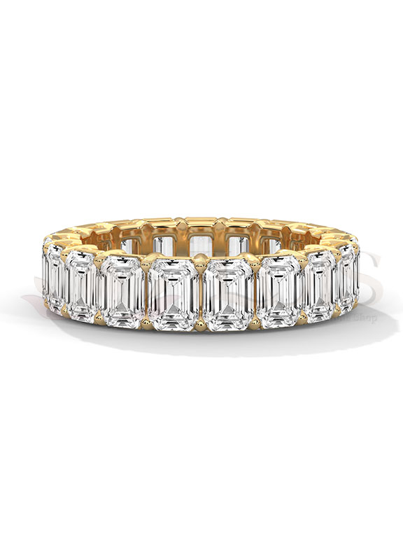 Emerald Cut Eternity Luxe Band